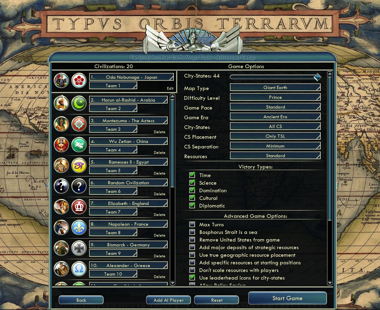 civ 5 leader mods